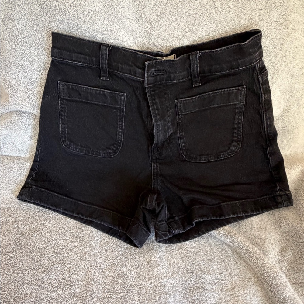 Madewell Women's Black Jean Shorts